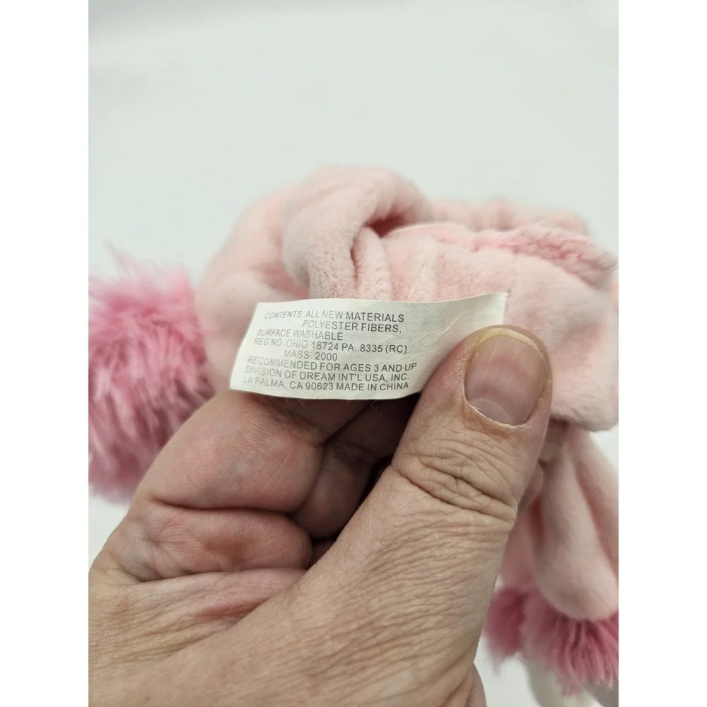 Caltoy Pink‎ Unicorn Plush Gold Horn White Hooves 14